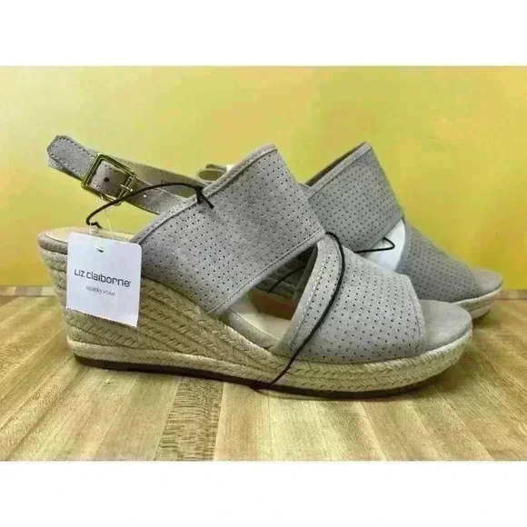 Liz Claiborne Wedge Sandals - Picture 1 of 5